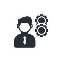professional icon flat style vector