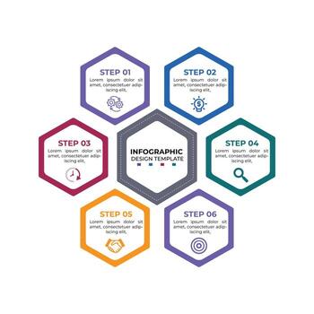 Infographic Design Template A StepbyStep Guide vector