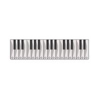 illustration of Piano Keys vector