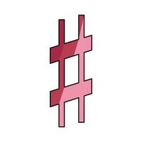 illustration of Sharp Sign vector