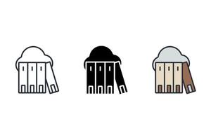 online library Thin set color icons vector
