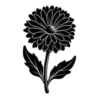 illustration of a flower white background vector