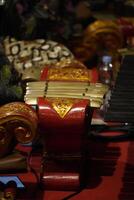 A traditional musical instrument from the CENTRAL OF JAVA Indonesian photo