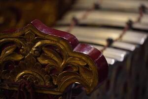 part of Indonesia traditional music instrument photo