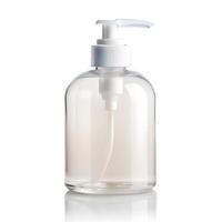 Plain Hand Sanitizer Bottle Photo on White Background