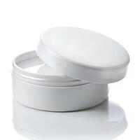 Peeling Pad Container Photo on White Background