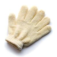Exfoliating Glove Photo on White Background