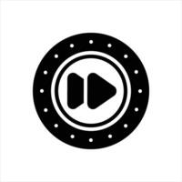 Solid icon forward vector