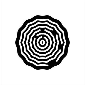 Solid icon ripple vector