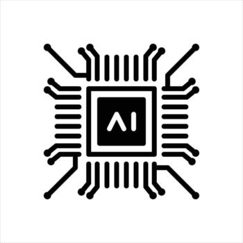 sólido icono conexión vector