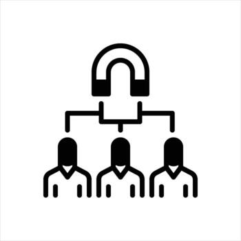 Solid icon engagement vector