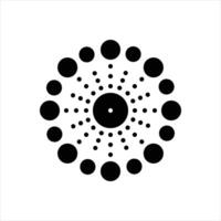 Solid icon connecting vector