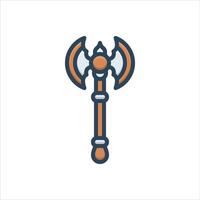 color icon axes vector