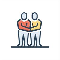 color icon negotiation vector