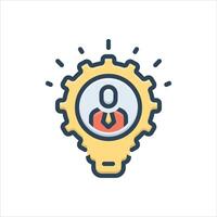 color icon skills vector