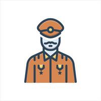 color icon veteran vector