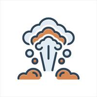 color icon explosion vector