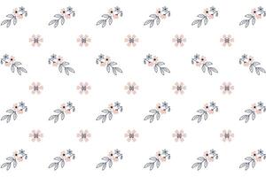 floral pattern with soft colors vector