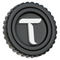 Bittensor TAO Coin 3d Illustration png