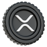 XRP Coin 3d Illustration png