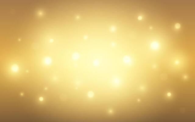 Golden Bokeh Lights on Soft Background, Warm Glow and Abstract Sparkles for Elegant Designs, Background decoration
