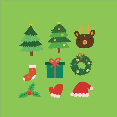Christmast Element Illustration