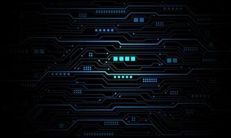 Circuit board design with glowing details. vector