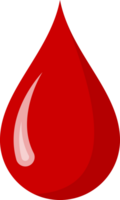 Red blood drop icon for graphic design, logo, web site, social media, mobile app, ui illustration. png