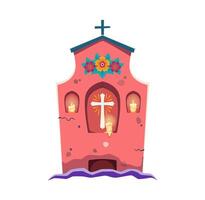 Day of the Dead font cemetery grave letter A vector