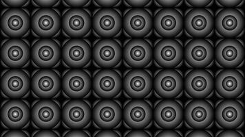 Abstract black and white gradient glow effect background with geometric round circles web wallpaper illustration. vector