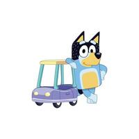 Bandit Heeler Dad Bluey vector