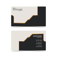 simple blank business card design for branding vector