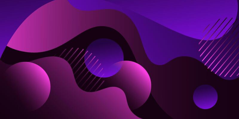 Abstract colored purple wave background. Simple wave shape geometric pattern. Trendy curve background design. eps10