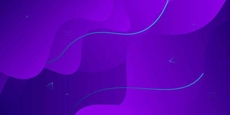 Abstract minimal wave background with dynamic dark purple color design. Simple geometric blue line shape pattern. Eps10