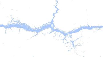 Crack in concrete surface with abstract grunge texture. High-contrast blue and white background illustration. vector