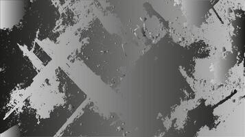 Abstract grunge texture with black and white blurred pattern. Rough gradient background illustration with modern noise and scratch effect. vector
