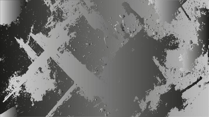 Abstract grunge texture with black and white blurred pattern. Rough gradient background illustration with modern noise and scratch effect.