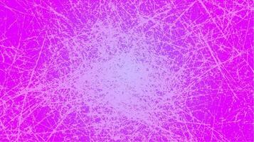 Abstract grunge texture with chaotic scratches and lines in purple and violet. Modern illustration with rough background and distressed pattern. vector