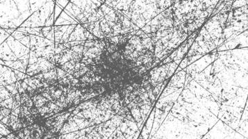 Abstract grunge texture with black and white high-contrast lines and splatters. Monochrome illustration with rough distressed vector