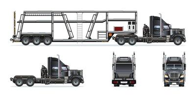 Vector illustration of a truck design