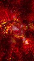 A fantastic spiral, a bright, spectacular whirlpool of pearl-red clots. It represents immersion into something cosmic, magical, secret. video