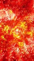 A fantastic spiral, a bright, spectacular whirlpool of pearl-golden and red clots. It represents immersion into something cosmic, magical, secret. video