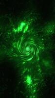 A fantastic spiral, a bright, spectacular whirlpool of pearl-green clots. It represents immersion into something cosmic, magical, secret. video