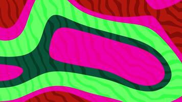 Bright Abstract Colorful Wavy Pattern Design video