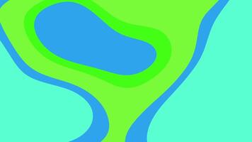 Abstract Green Blue Fluid Shapes video