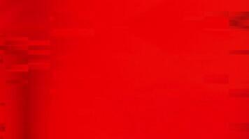 Bright Red Abstract Digital Pixel Background video