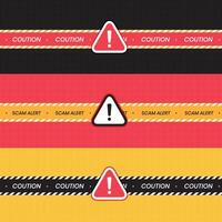 Warning tape, danger tape, caution tape, under construction vector