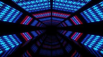 neon vortice fantascienza tunnel animazione ciclo continuo animato video