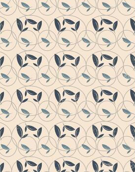 circulo hoja modelo mínimo diseño vector