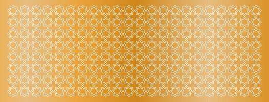Gold and silver pattern islamic vector